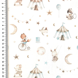 Poplin digitale print  Dreamers - Design A