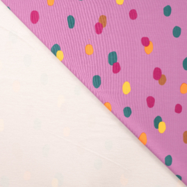 French Terry Brushed Print Confetti