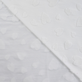 Katoen Jacquard Hearts