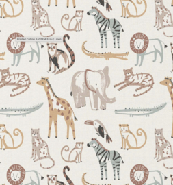 Katoen kassem ecru/linnen