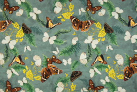 Qjutie tricot Butterflies & Flowers