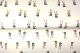 Poplin print Bunny buddies