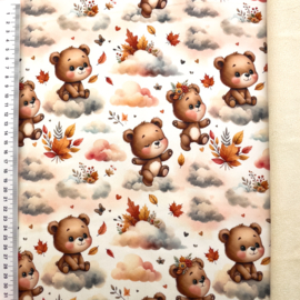 Softshell Printed Mixed Herfst beertjes