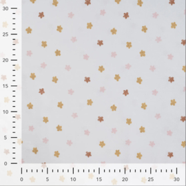 Qjutie tricot Glitter Flowers offwhite