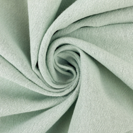 Sandwashed Crepe Uni 100% Cotton - oud mint