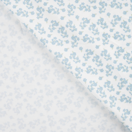 Qjutie Katoen flowers blue flowers