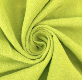 Sandwashed Crepe Uni 100% Cotton - lettuce green