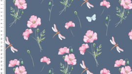 Tricot Aquarel poppy