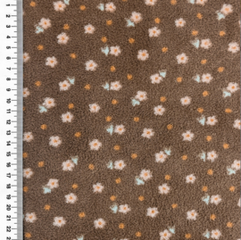 Mega Soft Double Faced Fleece - Bloemetjes