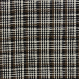 Wafle fabric with squares /bruin