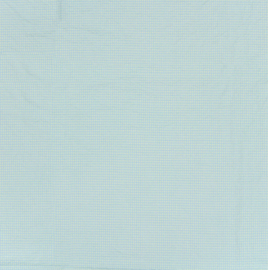 Katoen Poplin stof Seersucker Effen Lichtblauw