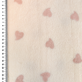 Mega Soft Double Faced Fleece - Hartjes