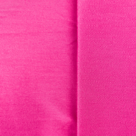 French Terry Denim Look - Fuchsia  BT