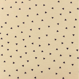 Poplin Printed Triangel fijn