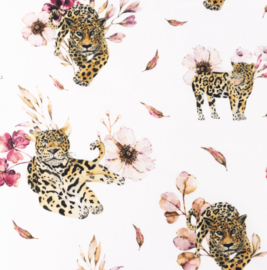Snoozy fabrics Poplin Jaguar