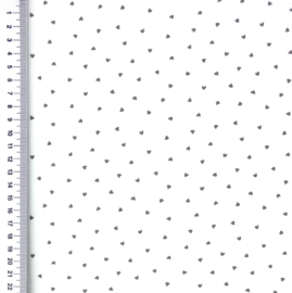 Tricot Printed Mini Hearts