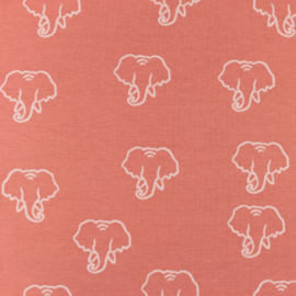 Snoozy fabrics Tricot Olifant silhouette