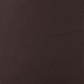 Snoozy fabrics Rib jersey choco