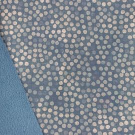 Softshell digitaal bedrukt Blue dots