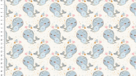 Tricot digital little ones Whales
