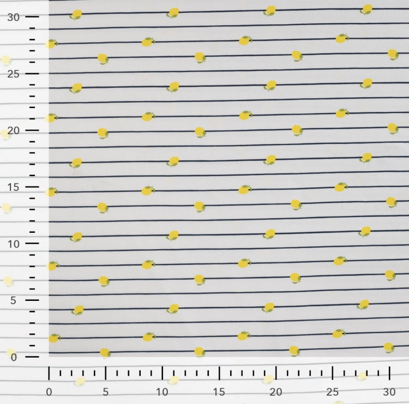 Qjutie tricot lemons yellow