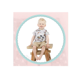 Patroon Baby/peuter t-shirt