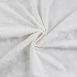 Katoen Jacquard Hearts