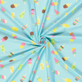 Swimwear Jersey digitaal bedrukt IJsjes Aqua