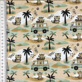 Tricot print  Safari design A