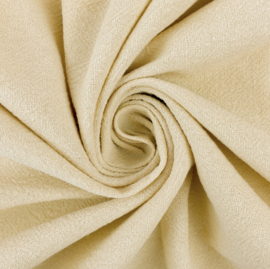 Sandwashed Crepe Uni 100% Cotton - zand