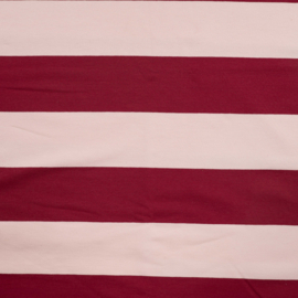 French Terry Engineered YD Stripe wine