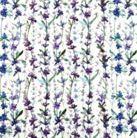 Snoozy fabrics tricot digitaal Allover flowers