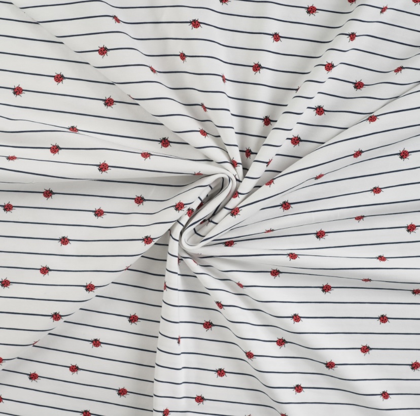 Qjutie tricot ladybug red