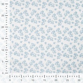 Qjutie Katoen flowers blue flowers