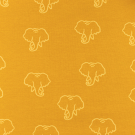 Snoozy fabrics Tricot Olifant silhouette