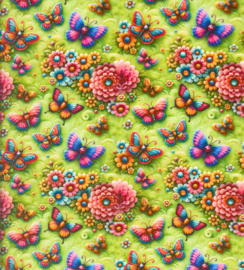 Katoen Colourful Floral