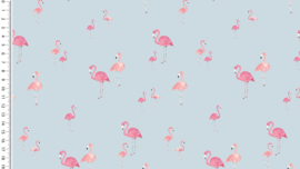 Tricot Flamingos