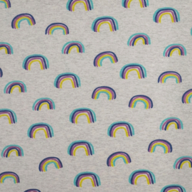 Katoen Tricot Rainbow melange
