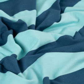 French Terry Engineered YD Stripe petrol