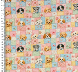 Tricot Digital Beautiful Mixture - puppy's small  Design E