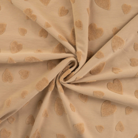 Katoen Jacquard Hearts