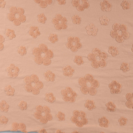 Katoen Jacquard Flower