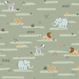 Tricot print Jungledieren