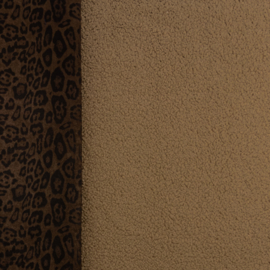Panter suede met teddy / zand BT