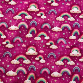 Tricot print Rainbow  & More