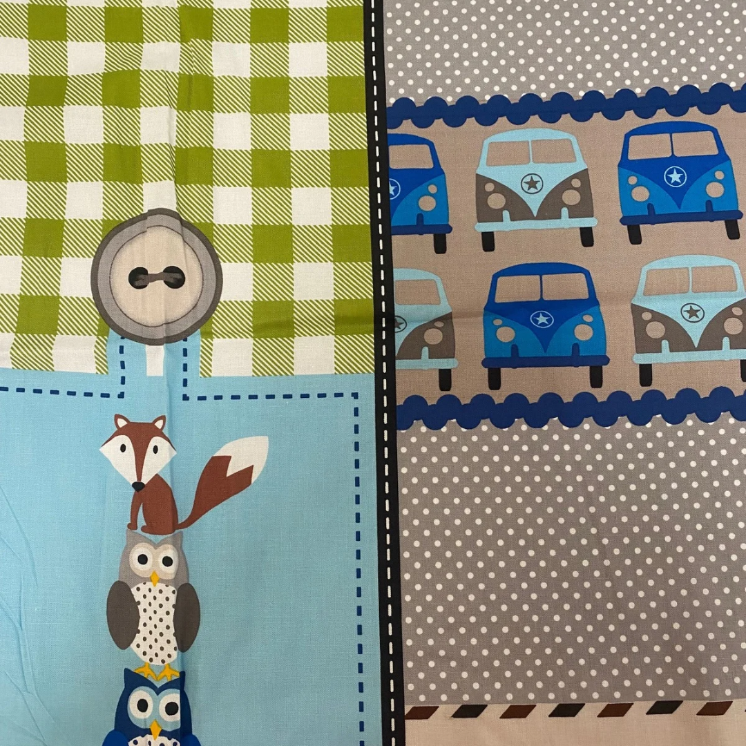 Hele rol voor 10 euro! Patchwork “Stoer”