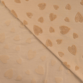 Katoen Jacquard Hearts