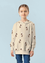 French Terry brushed Rudolph Beige