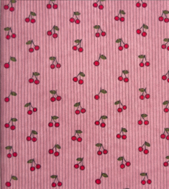 Baby rib cord little CHERRIES