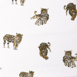 Snoozy fabrics Poplin digital Jaguar klein
